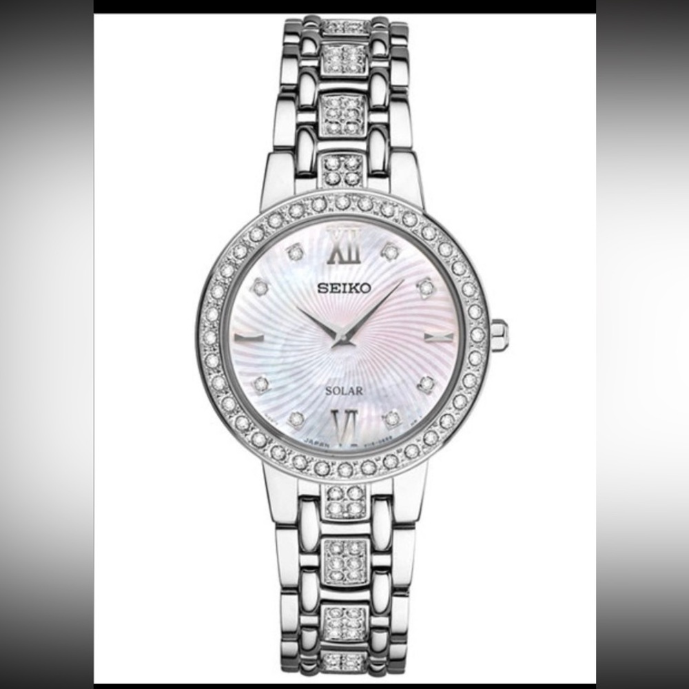 Women’s silver watch Seiko Sup359